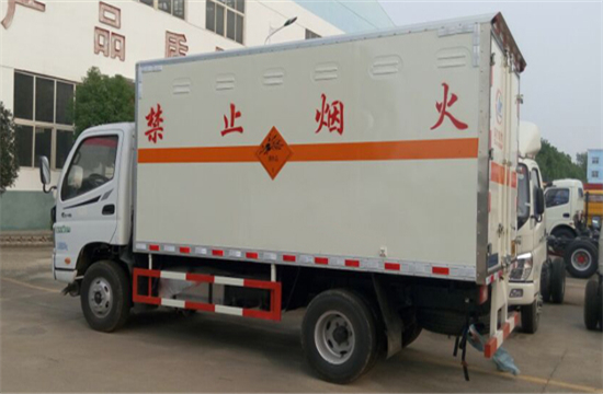 福田欧马可厢式气瓶运输车